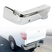 DURAFORCE Fit For Ford F150 2009-2014 With Radar Hole Rear Bumper Plated Corner Left