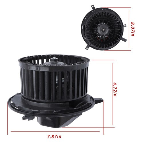 DURAFORCE For Dodge Journey 2009 2010 2012-2020 Rear HVAC Heater Blower Motor with Wheel