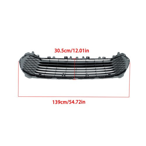 DURAFORCE Grille Mesh Grill Plastic Dark Gray Front Lower New For Toyota Camry LE XLE 2025