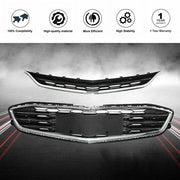 DURAFORCE New Honeycomb Grill Front Bumper Upper&Lower Grille For Chevy Malibu 2016-2018