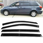 DURAFORCE For 04/05/06/07/08/09 Toyota Sienna Acrylic Window Visors Rain Guard Shades