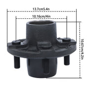 DURAFORCE With Trailer Bearing Kit 8 Sets 4 on 4" Trailer Hub Kit And 1" Round BT8 Spindle