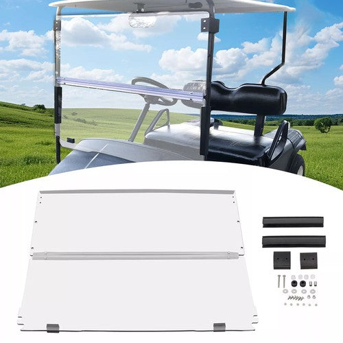 DURAFORCE For EZGO TXT&Medalist 1994-13 2014 Golf Cart Clear Folding Windshield Windscreen