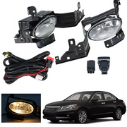 DURAFORCE For 2011-2012 Honda Accord Sedan Clear Fog Lights Bumper Driving Lamps+Switch
