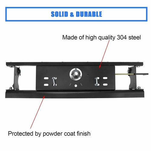 30 Thousand Pound Double Lock Under Bed Gooseneck Trailer Hitch for 2015-2020 Ford F150