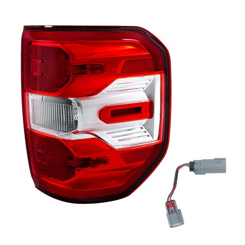 DURAFORCE Red Right Passenger Tail Light Fit For Ford Maverick Lariat 2022 2023 Brake Lamp