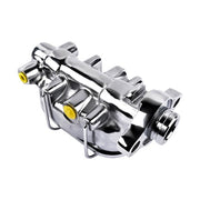 DURAFORCE New 7" Brake Booster with Bail Top Master Cylinder, 1" Bore, Chrome-Plated Steel