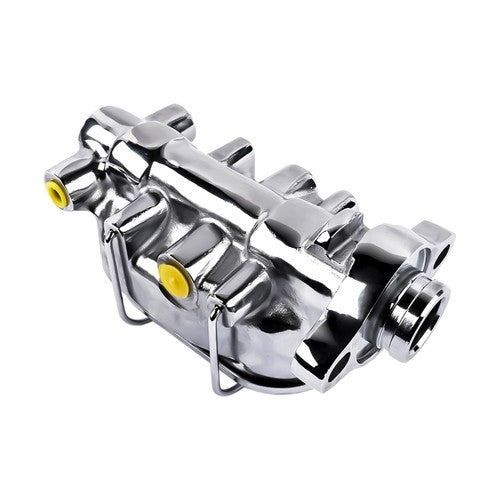 DURAFORCE New 7" Brake Booster with Bail Top Master Cylinder, 1" Bore, Chrome-Plated Steel
