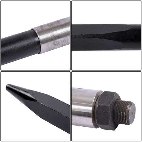 DURAFORCE For Tractor 2PCS 49" Square Hay Spike Bale Spear Wide Tine Spike Skid Conus