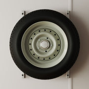 DURAFORCE 16" Stud Spacing Trailer Mount H-Mount Spare Tire Carrier 5-Lug Wheel, Aluminum