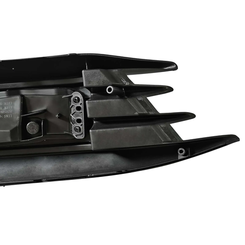 DURAFORCE For 2016-2018 Honda Civic Sedan Front Bumper Lower Grille & DRL Fog Light Lamp