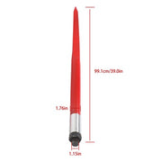 DURAFORCE Hay Bale Spear 39" 3000 lbs Capacity Spike Fork for Tractors Loaders 2pcs