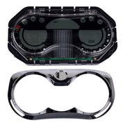 DURAFORCE LCD Speedometer Gauge Cluster with Chrome Bezel Fits for Sea-Doo GTI Rental SE