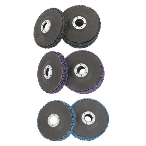 DURAFORCE Diamond Grinding Discs 4 pieces each in blue, purple 12 Packs of 4-1/2' x 7/8'