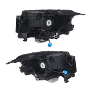 DURAFORCE Headlight Replacement Fit For Nissan Frontier 2022-2023 LH+RH Clear Lens Halogen