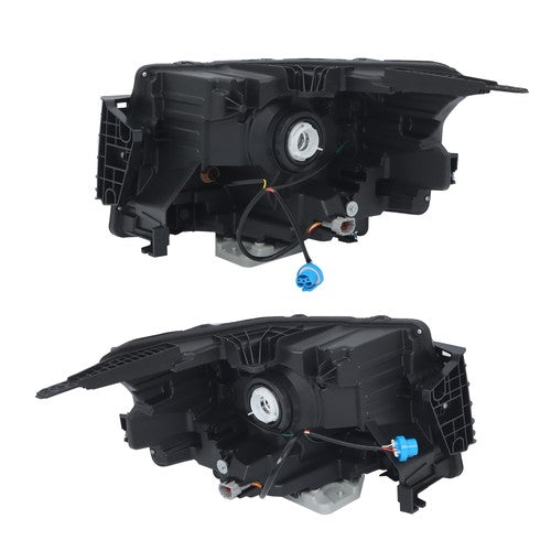 DURAFORCE Headlight Replacement Fit For Nissan Frontier 2022-2023 LH+RH Clear Lens Halogen