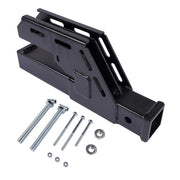 DURAFORCE Tractor Clamp on Trailer Hitch 2" Receiver Replace for most Tractor Bucket Black