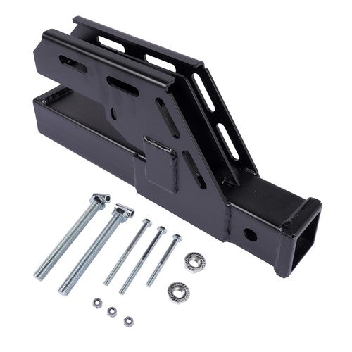 DURAFORCE Tractor Clamp on Trailer Hitch 2" Receiver Replace for most Tractor Bucket Black