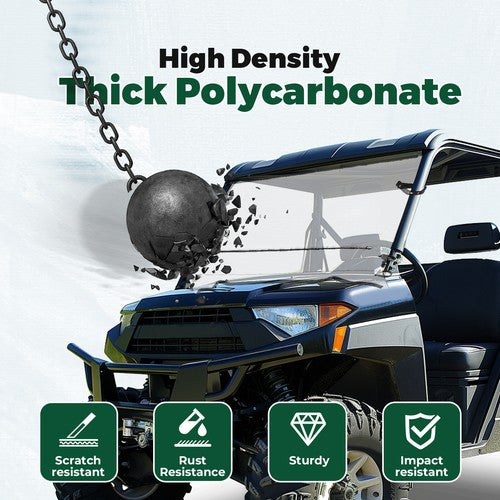 DURAFORCE For Polaris Ranger 500 4x4 Ranger Crew 700/ XP 700 Front Windshield Clear