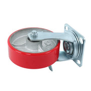 DURAFORCE 1 Pack 6" Casters Heavy Duty Industrial Caster Wheels Polyurethane Swivel Caster