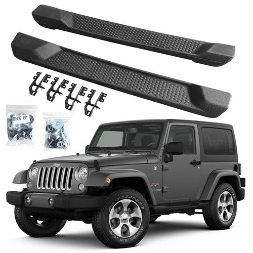 DURAFORCE Nerf Bar Running Boards Side Step for 2007-2018 for Jeep Wrangler JK 2 Door
