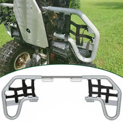 DURAFORCE Pair of Nerf Bars Silver bar Black nets Aluminum For Honda TRX 250EX 250X 01-24