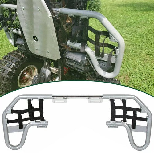 DURAFORCE Pair of Nerf Bars Silver bar Black nets Aluminum For Honda TRX 250EX 250X 01-24