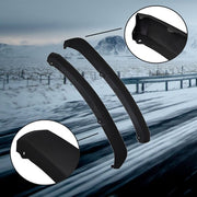 DURAFORCE For 2012 2013 2014 Ford Focus Black Plastic Lower Bumper Valence Trim Pair BOTH