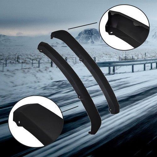 DURAFORCE For 2012 2013 2014 Ford Focus Black Plastic Lower Bumper Valence Trim Pair BOTH