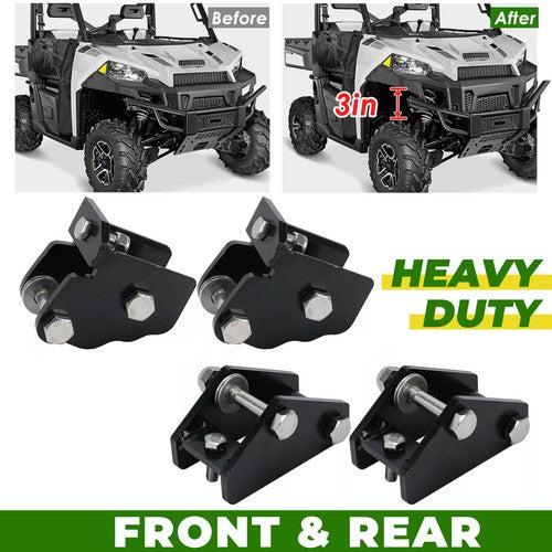 DURAFORCE Front + Rear 3" Full Lift Kits For Polaris Ranger Fullsize 570 XP 900 1000 Crew