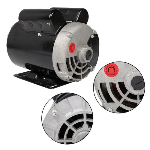 DURAFORCE 3450 RPM 3 HP SPL Electric Motor Compressor Duty 56 Frame 1 Phase 115/230 Volts