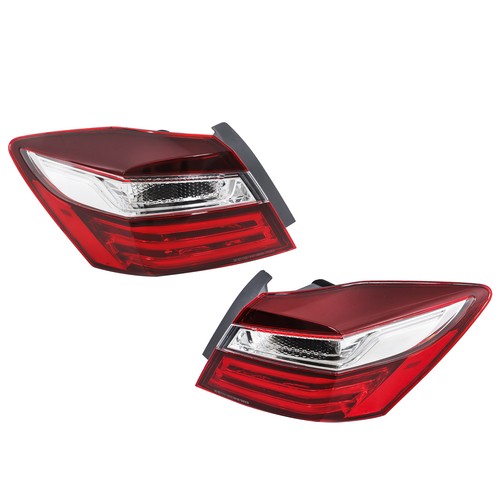 DURAFORCE Left & Right Side Tail Lamps For Honda Accord 2016-2017 Pair Tail Lights Outer