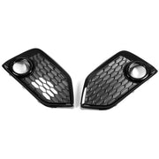DURAFORCE Driver + Passenger Side Fog Light Lamp Cover For Honda Civic Hatchback 2017-2019
