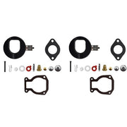 DURAFORCE 2× 398453 Carburetor Carb Kit W/ Float For Johnson Evinrude 9.9HP 15HP 1974-1988