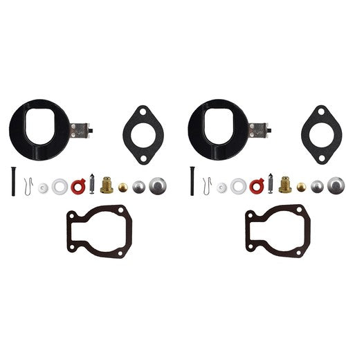 DURAFORCE 2× 398453 Carburetor Carb Kit W/ Float For Johnson Evinrude 9.9HP 15HP 1974-1988