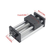 DURAFORCE Dual Slide Linear Module Sliding Table SFU1605 Ballscrew 100mm Effective Linear