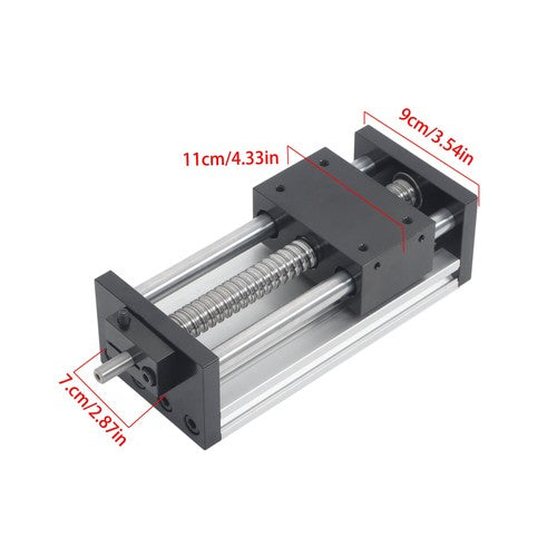DURAFORCE Dual Slide Linear Module Sliding Table SFU1605 Ballscrew 100mm Effective Linear