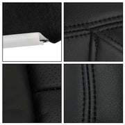 DURAFORCE New For Acura RDX 2007-2012 Driver Bottom Perforated Leather Black Seat Cover