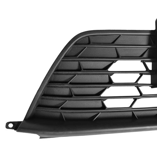 DURAFORCE Front Bumper Black Mesh Low Grill W/License Plate Bracket For 22-23 Honda Civic