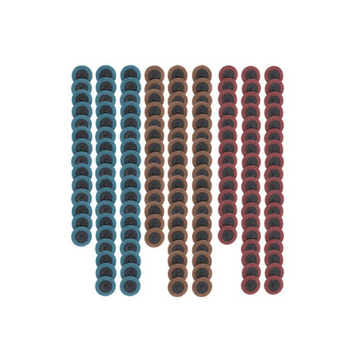 DURAFORCE 150 Pcs 2 Inch Fine Medium and Coarse Quick Change Torque Sanding Discs
