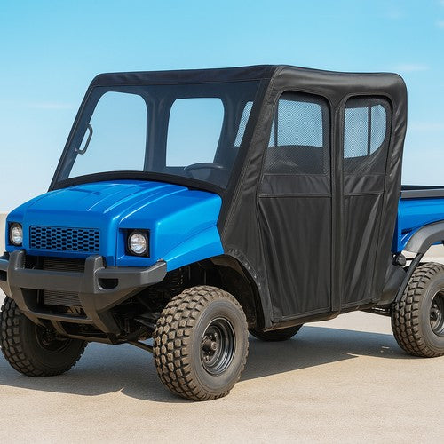 DURAFORCE New Soft Door Full Cabin Cab Enclosure For Kawasaki Mule 4000 4010 Transport UTV