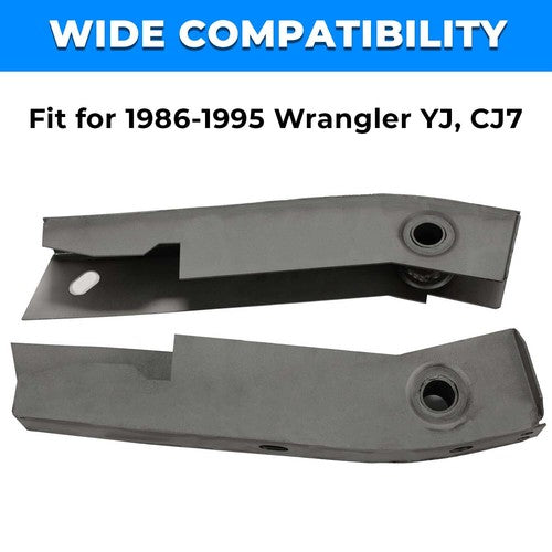 Rear Shackle Mount Frame Rust Repair Kit 2PCS for 86-95 Jeep Wrangler YJ