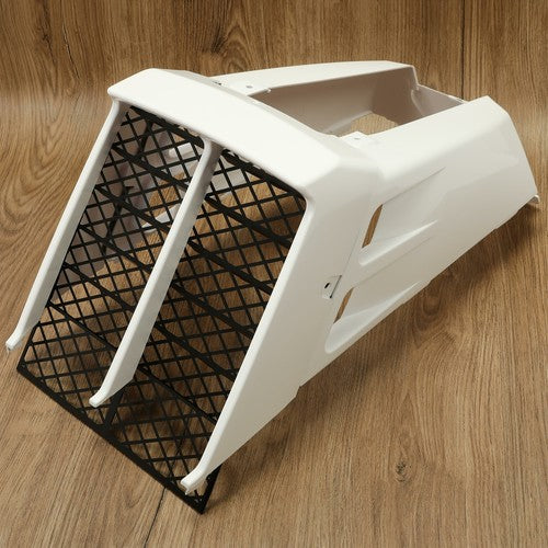 DURAFORCE For Yamaha Banshee 350 87-06 Gas Tank Side Covers White w/ Radiator Cover Grille