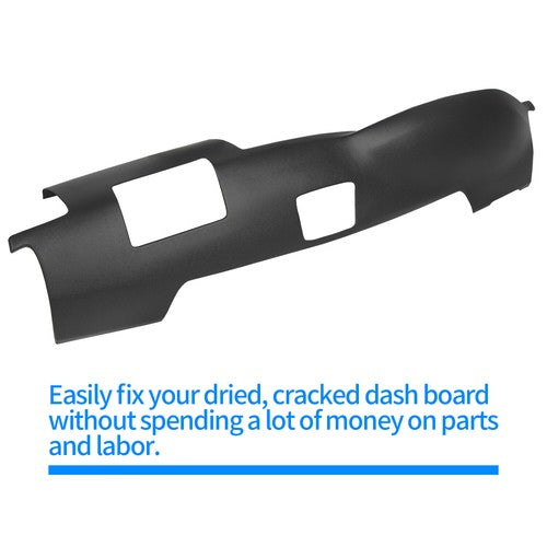 Overlay Dash Cover Dashboard Black for Toyota 4Runner 2003-2009 With Speaker Holes