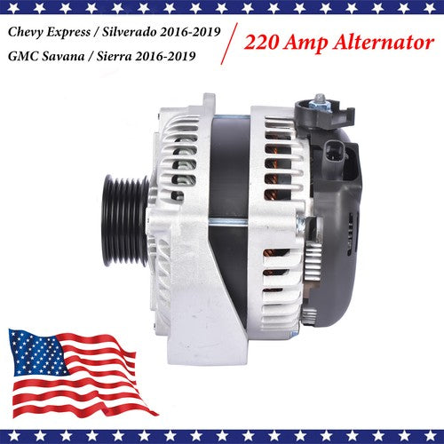 DURAFORCE Alternator 220A for GMC Sierra Chevy Silverado 2500 HD 2015-2019 Suburban 3500HD