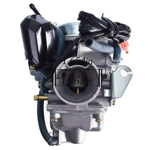 DURAFORCE For Roketa Gokart 150cc GY6 24mm Carburetor W/ Air Filter Intake Fuel Kit US