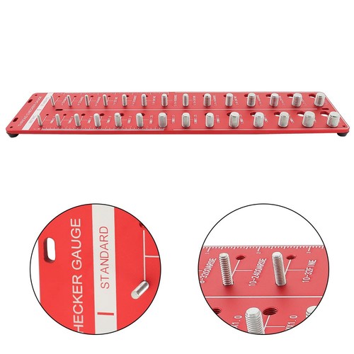 DURAFORCE New 28 Thread Identifier Gauge Screw Nut and Bolt Thread Checker Inch and Metri