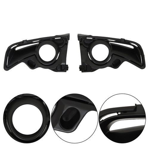 DURAFORCE For Toyota Highlander 2018-2019 Front Bumper Fog Lights Pair LH&RH+Upper Grille