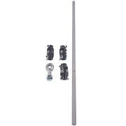 DURAFORCE Black U Joint 36" Steel Steering Shaft w/ 3/4" DD Steering Shaft Support Bearing