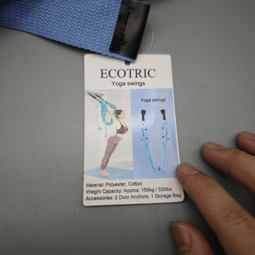 ECOTRIC Yoga Hammock and Swing Hanging Sling for Gymnastics Core Strength